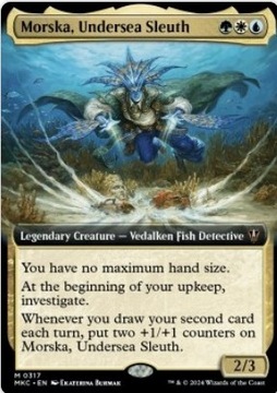 MTG Morska, Undersea Sleuth (V.1) Mythic XMKC