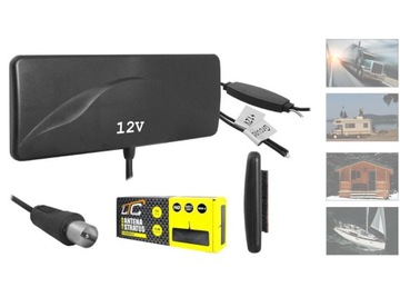 АВТОМОБИЛЬНАЯ ТВ АНТЕННА DVB-T 12В/24В ПАНЕЛЬ LTE