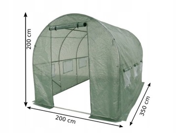 Накрытие фольгированного тоннеля садовой теплицы 2х3,5 м.