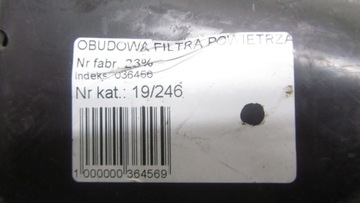 MITSUBISHI OUTLANDER II 2.0D POUZDRO FILTRU VZDUCHU 1500A145