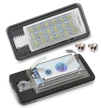 PODŚWIETLENIE LED DO TABLICY REJESTRACYJNEJ AUDI A4 B7 A5 A6 C6 4F S6