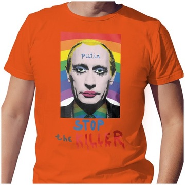 KOSZULKA T-SHIRT ANTY PUTIN PUTLER UKRAINA L