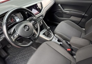 Volkswagen Polo VI 2018 Volkswagen Polo Comfortline 1.0 80KM SalonPL FV23 Czujniki Autoalarm App-C, zdjęcie 9