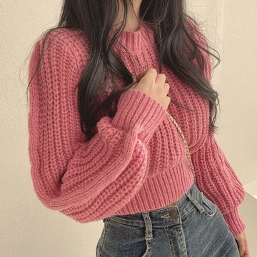 Women Sweaters and Pullovers Autumn Winter Short H