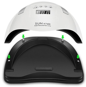 СУПЕР ПРЕДЛОЖЕНИЕ LED+UV SUN X7 MAX DUAL лампа белая ПОДАРОЧНЫЙ НАБОР ФАЙЛОВ