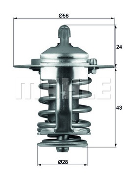 TERMOSTAT LEXUS MITSUBISHI NISSAN TOYOTA