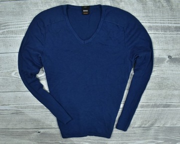 HUGO BOSS Męski Sweter Slim Fit Premium Cotton XL