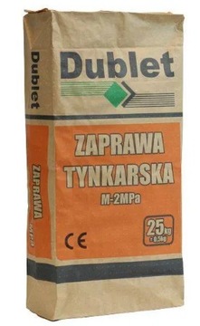 Zaprawa Tynkarska 25kg Worek - Dublet