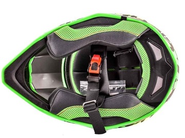 Шлем NAXA C9/N Enduro Quad Cross, ЗЕЛЕНЫЙ MAT