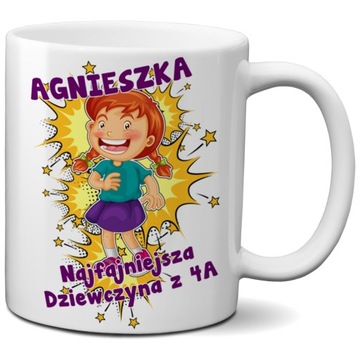 KUBEK Z NADRUKIEM PREZENT DLA KOLEŻANKI + IMIĘ