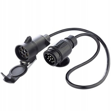 ADAPTER PRZEJŚCIÓWKA 13/7 12V GNIAZDO PRZYCZEPY