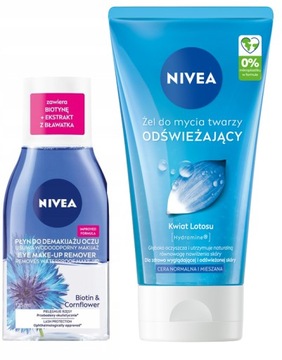 NIVEA Dwufazowy płyn do demakijażu oczu + żel