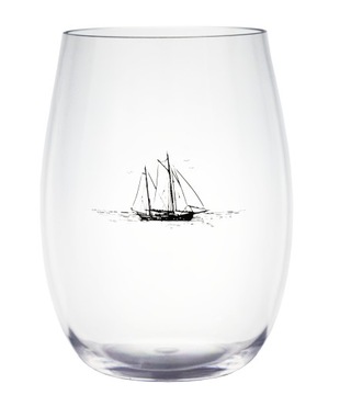 Szklanka do wody/soku Sails 1szt. melamina Gimex
