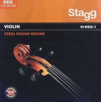 Struny do skrzypiec 1/8 - 1/2 Stagg VI-REG-1