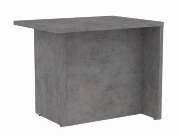 Szara wyspa kuchenna gotowa wyspa do kuchni 100 cm beton jasny