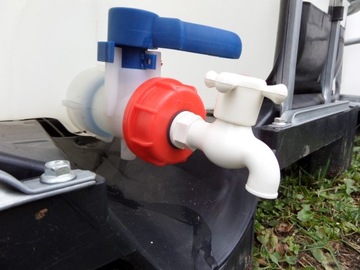 Zawór czerpalny 1/2 cala - IBC ZBIORNIK 1000L Kran