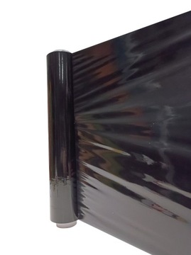 СТРЕТЧ-ПЛЕНКА 50 см 1,5 кг ЧЕРНАЯ ПРОЧНАЯ РАСТЯЖАЕМАЯ