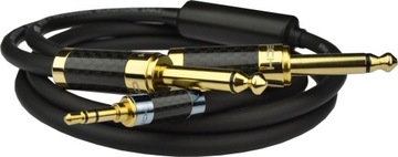 Kabel przewód 3,5mm Jack - 2x 6,3mm Jack Klotz 1m