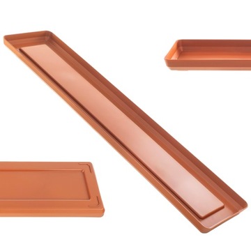 PODSTAWKA POD DONICZKĘ DONICĘ 53,5cm TACKA PROSTOKĄTNA CEGLASTA PLASTIKOWA
