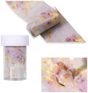 Лист трансферной фольги | ФИОЛЕТОВЫЙ РОЗОВЫЙ МРАМОР