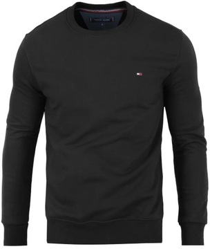 TOMMY HILFIGER BLUZA MĘSKA CZARNA EST ORGANIC COTTON NA PREZENT / XL