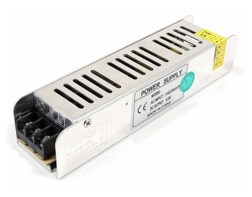 ZASILACZ 12V 80W 6.7A IP20 SLIM DO TAŚM LED, CCTV