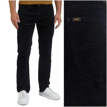 Męskie spodnie jeansowe proste Lee DAREN W33 L32