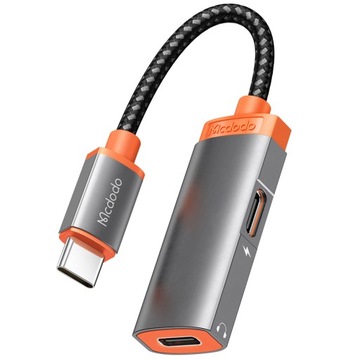 MCDODO ADAPTER 2X USB-C PRZEJŚCIÓWKA KABEL USB TYP C DO SAMSUNG APPLE Z DAC
