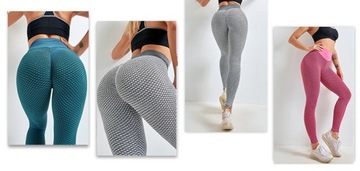 LEGINSY SEXY BAMBUSOWE DAMXXLKIE DŁUGIE CZARNE