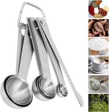 Мерные стаканчики Набор из 8 мерных ложек, стаканчиков и мерных стаканчиков.