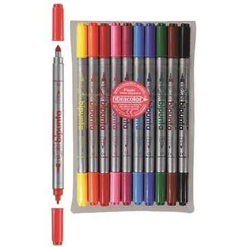 Flamastry DOUBLE POINT 10szt. FIBRACOLOR 584SW EUR
