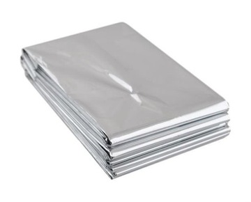 ТЕРМИЧЕСКОЕ АВАРИЙНОЕ ОДЕЯЛО КОВРИК ИЗ ФОЛЬГИ - CE