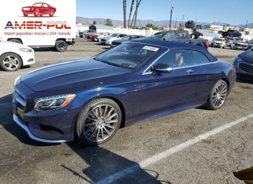 Mercedes Klasa S W222 2017 Mercedes-Benz Klasa S 550 2017 4.7l 4.7 Benzyna 449KM