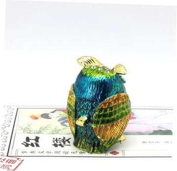 Ze Stopu Sowa Metalowy Statua Sowy Ozdoba Etui Na Biżuterię Pudełka Z Biżut