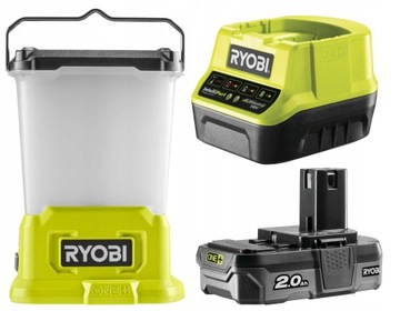 LAMPA LED BIWAKOWA LATARKA 850 Lm RYOBI RLL18 +2Ah