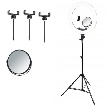 МОЩНАЯ СВЕТОДИОДНАЯ КОСМЕТИЧЕСКАЯ КОЛЬЦО-ЛАМПА RING 46