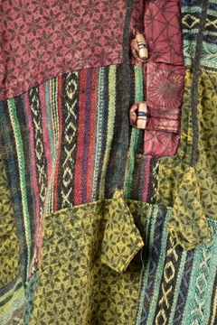 Непальское ПОНЧО в стиле пэчворк ЭТНО Бохо Ручная работа FRENDZLE