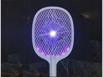 ЭЛЕКТРИЧЕСКИЙ FLY SWAP 2 В 1 ИНСЕКТИЦИДНЫЙ ВСТРОЕННЫЙ АККУМУЛЯТОР МОЩНОСТЬ 3000 В