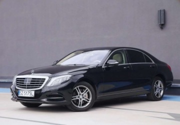 Mercedes Klasa S W222 Limuzyna 350 Blue TEC 258KM 2014 Mercedes-Benz Klasa S 350D LONG 4MATIC Panorama DVD Kamery 360 Serwis 3.0, zdjęcie 1