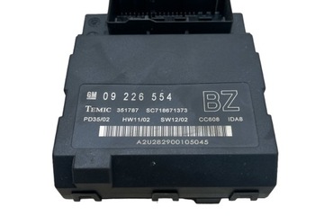 MODUL POHODĚ OPEL VECTRA C 09226554 2.2L DIESEL 92KW 2004