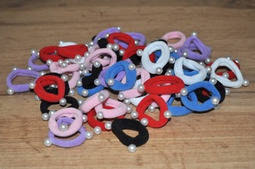 МИНИ-ВОЛОСЫ РЕЗИНКИ ЦВЕТ МАЛЕНЬКАЯ махровая БЕЗ СУСТАВОВ КОНСКАЯ КОСИКА