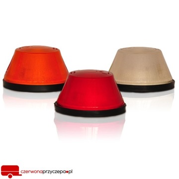 Белый контурный габаритный фонарь NIEWIADÓW D-47 D-50