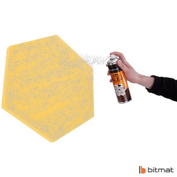 АКУСТИЧЕСКАЯ ПАНЕЛЬ ДЛЯ ДОМАШНЕЙ АУДИО СТУДИИ HEXAGON 3CM сотовая акустика