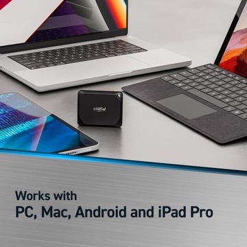 Твердотельный накопитель CRUCIAL X10 Pro, 2 ТБ, USB-C 3.2 Gen 2, 2x2