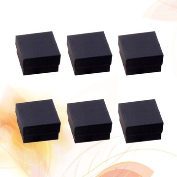 CZARNE PUDEŁKO NA BIŻUTERIĘ PUDEŁKA PREZENTOWE 72 SZT