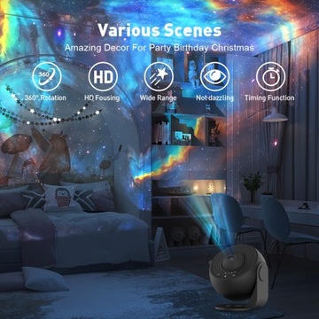 1 шт. 13 в 1 звездный проектор, ночник, проектор Galaxy,