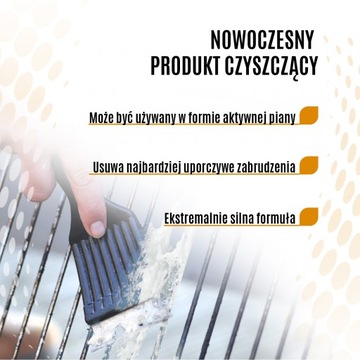 Clinex Grill - Płyn na przypalenia, do mycia grilla okapu i piekarnika 5 L