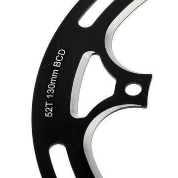 Звездочка 52/53T одноцепная 130BCD велосипедная черная