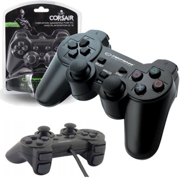GAMEPAD PS2/PS3/PC USB CORSAIR CZARNY Esperanza
