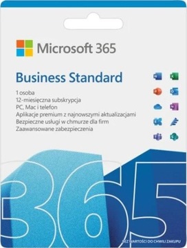 ESD Microsoft 365 Business Standard 1Y 1U Win/Mac 32/64bit AllLng PL